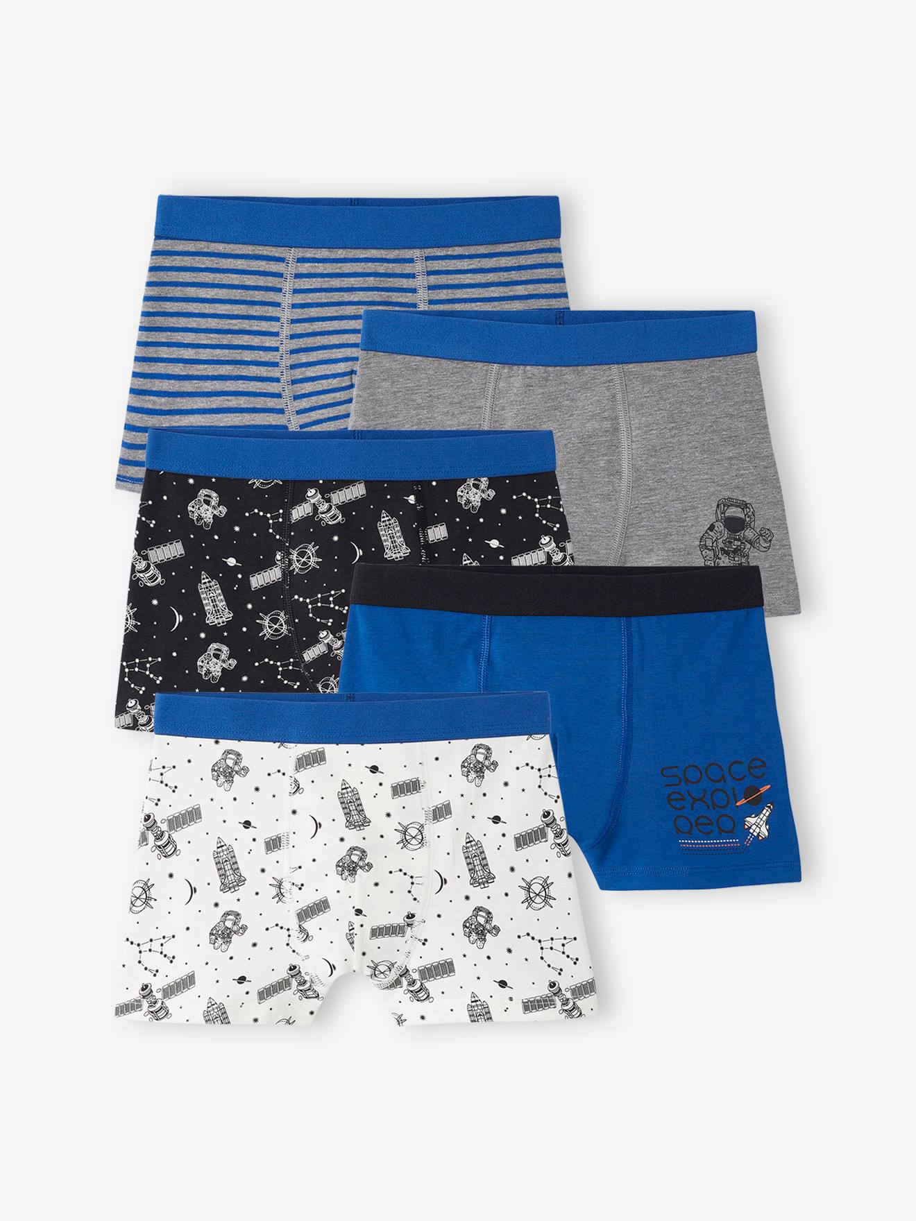 5er-Pack Jungen Boxershorts aus Stretch