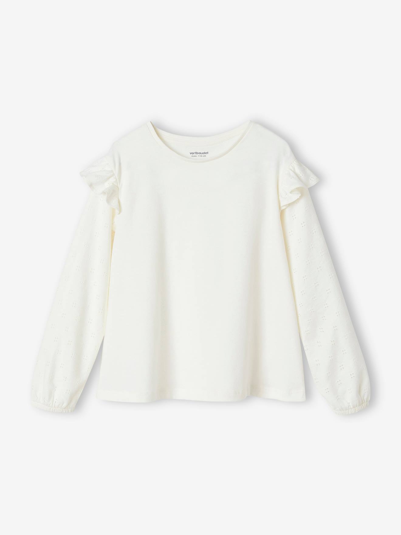 Mädchen Langarm-Blusenshirt BASIC