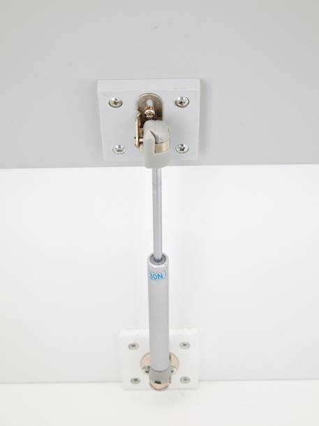 Kinder Truhenbank mit Wolke, Kinderbank - grau/weiß - 5