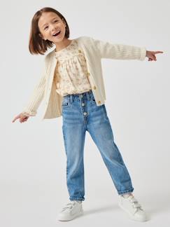 Mädchen Mom-Fit-Jeans, WATERLESS Hüftweite REGULAR -  - [numero-image]