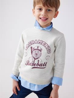 Jungenkleidung-Jungen Sweatshirt BASIC