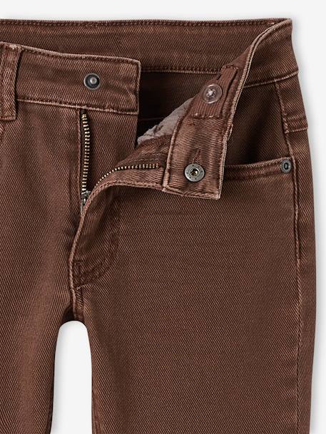 Jungen Slim-Fit-Hose, Hüftweite SLIM, Bundweite verstellbar beige+blau+grün+nachtblau+schokolade+terrakotta farbe 20