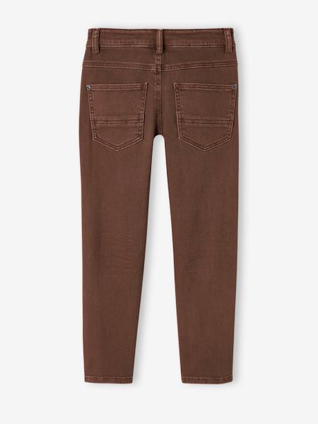 Jungen Slim-Fit-Hose, Hüftweite SLIM, Bundweite verstellbar beige+blau+grün+nachtblau+schokolade+terrakotta farbe 19