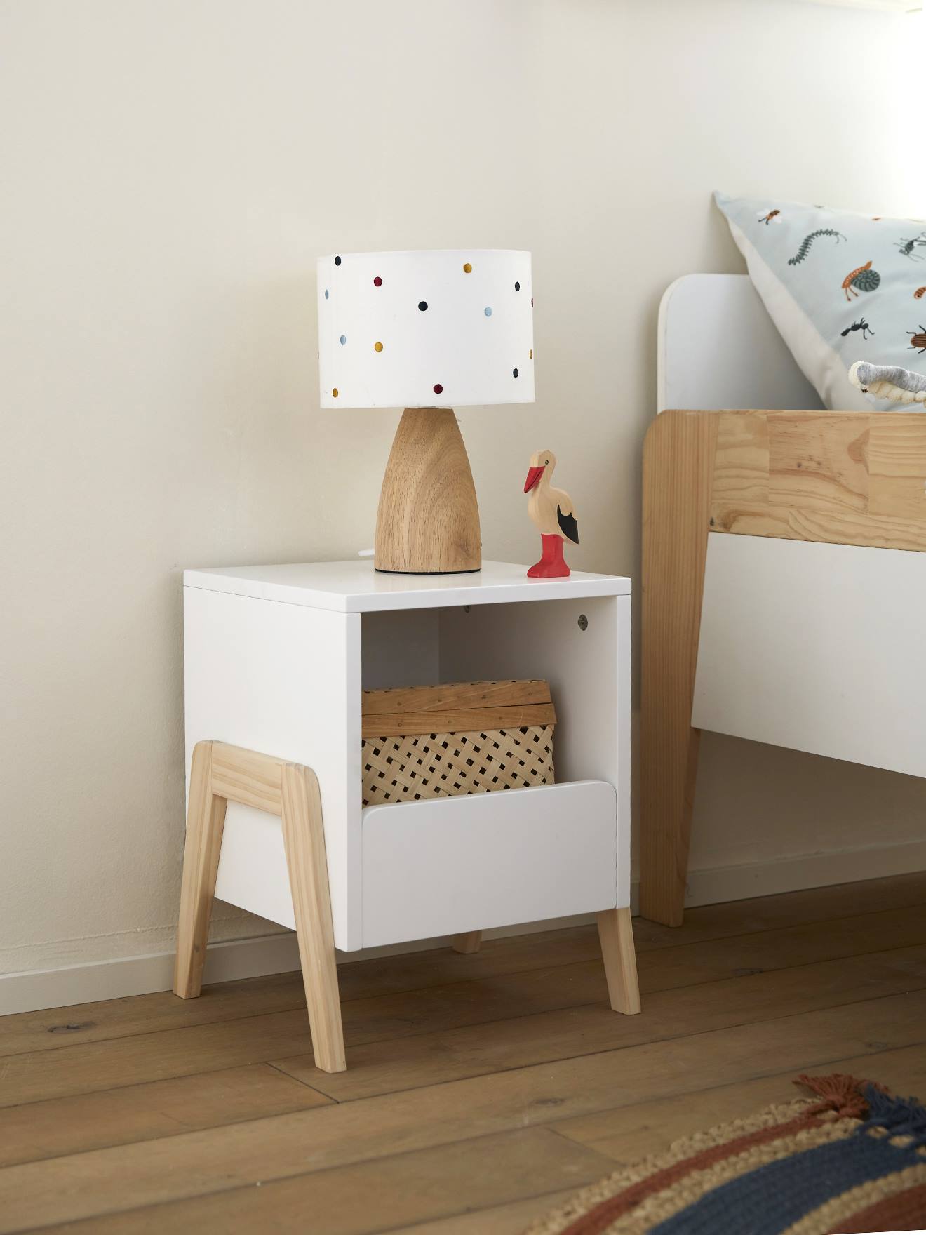 Kinderzimmer Nachttisch RETRO BASIC