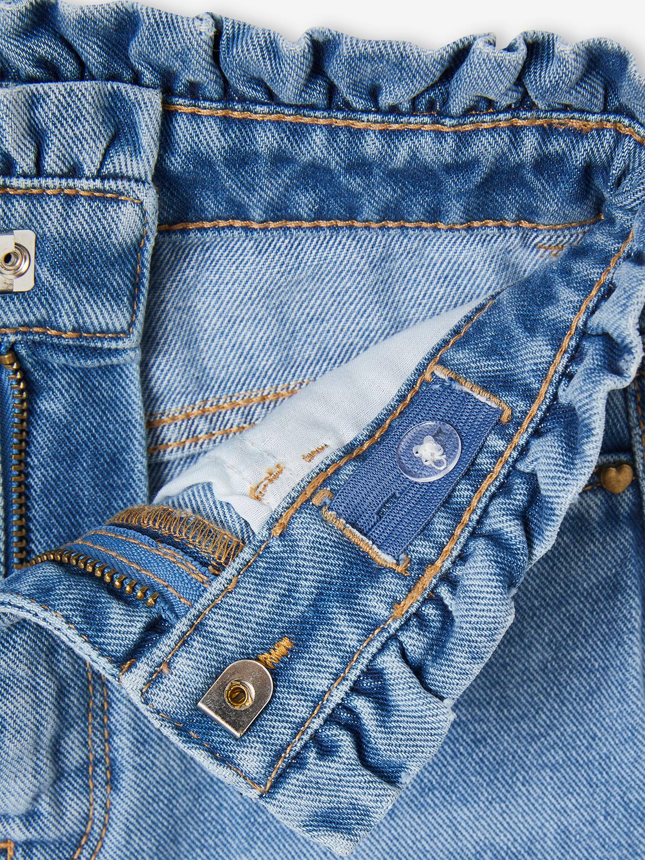 Thumbnail - Mädchen Mom-Fit-Jeans mit Herz-Taschen