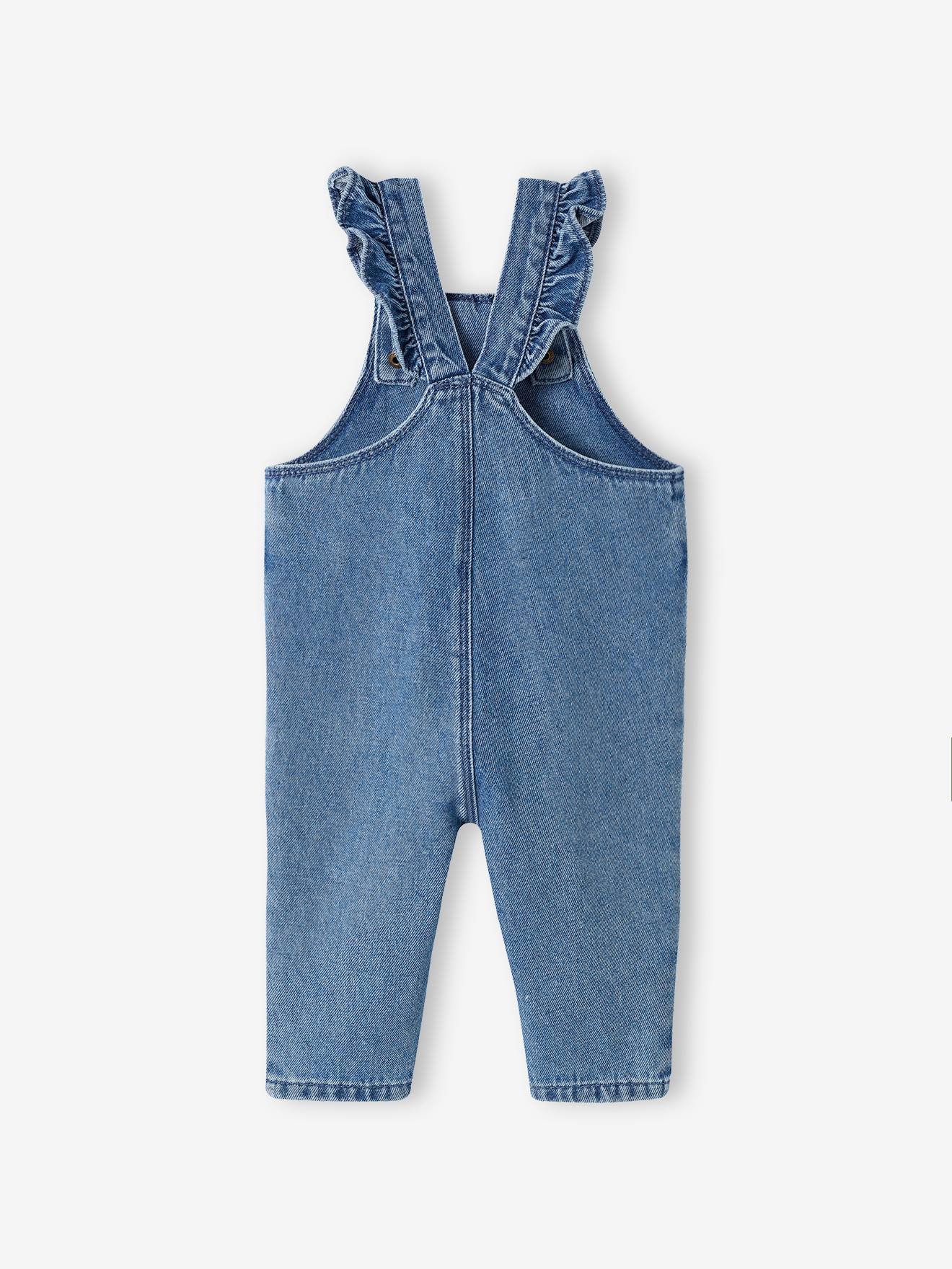 Thumbnail - Mädchen Baby Jeans-Latzhose