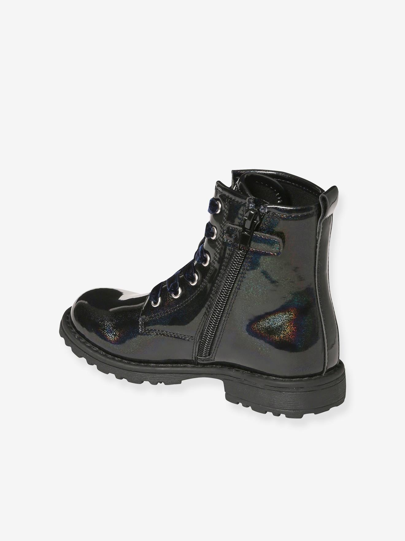 Thumbnail - Mädchen Schnürboots mit Reißverschluss