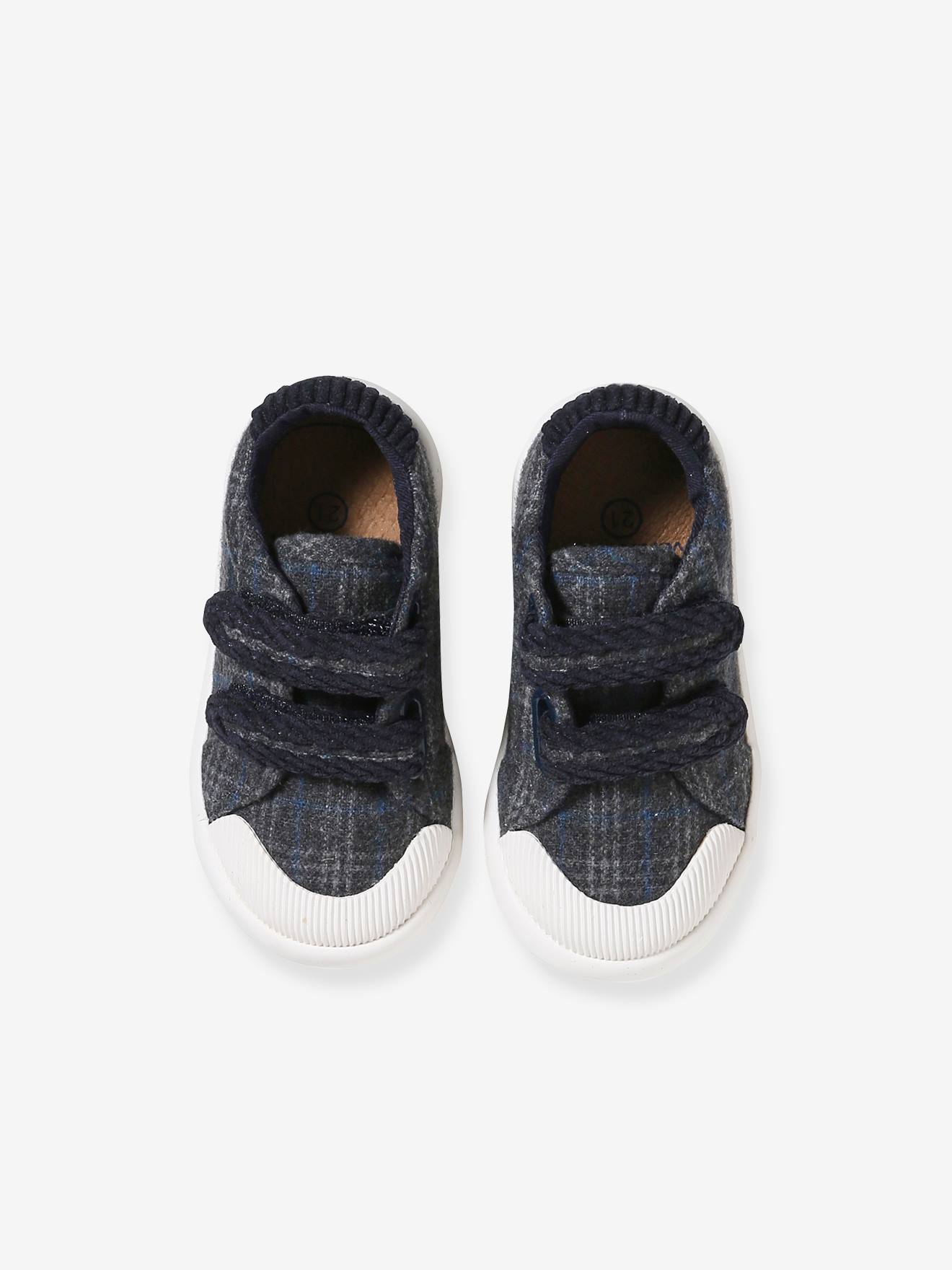 Thumbnail - Baby Stoff-Sneakers mit Klettverschluss
