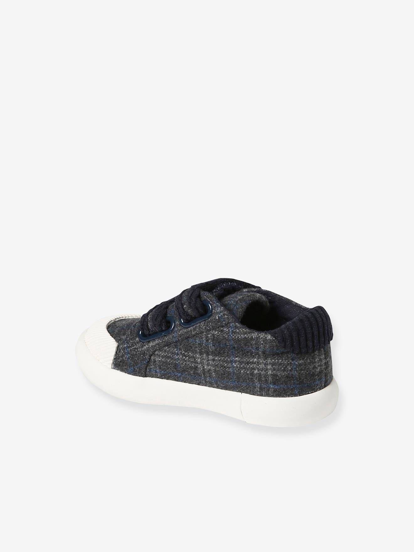 Thumbnail - Baby Stoff-Sneakers mit Klettverschluss