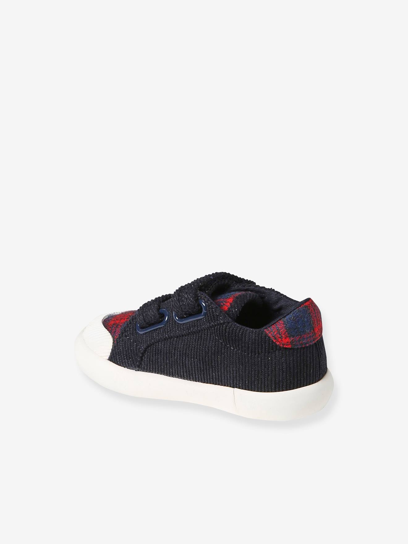 Thumbnail - Baby Stoff-Sneakers mit Klettverschluss