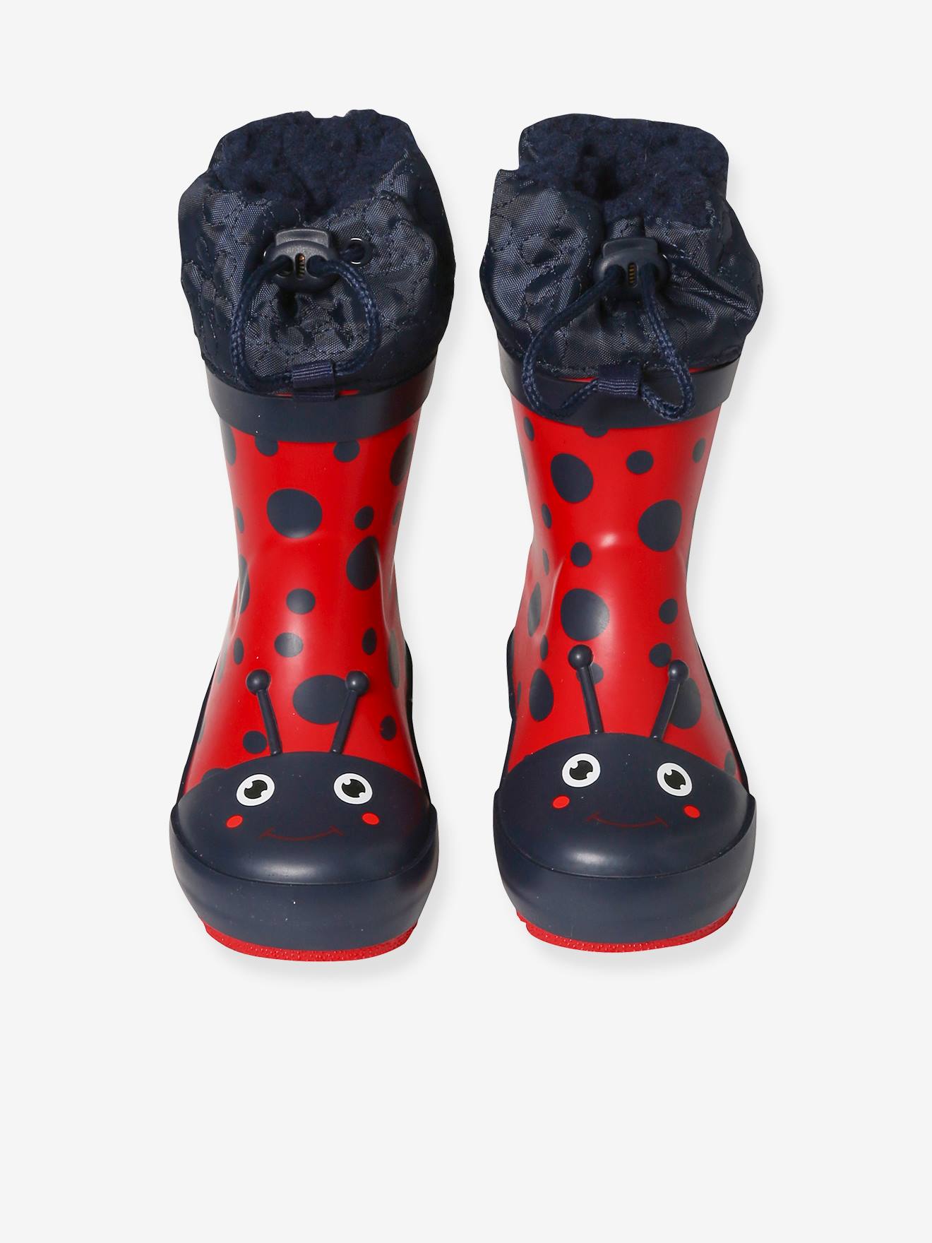 Thumbnail - Warme Baby Gummistiefel Marienkäfer