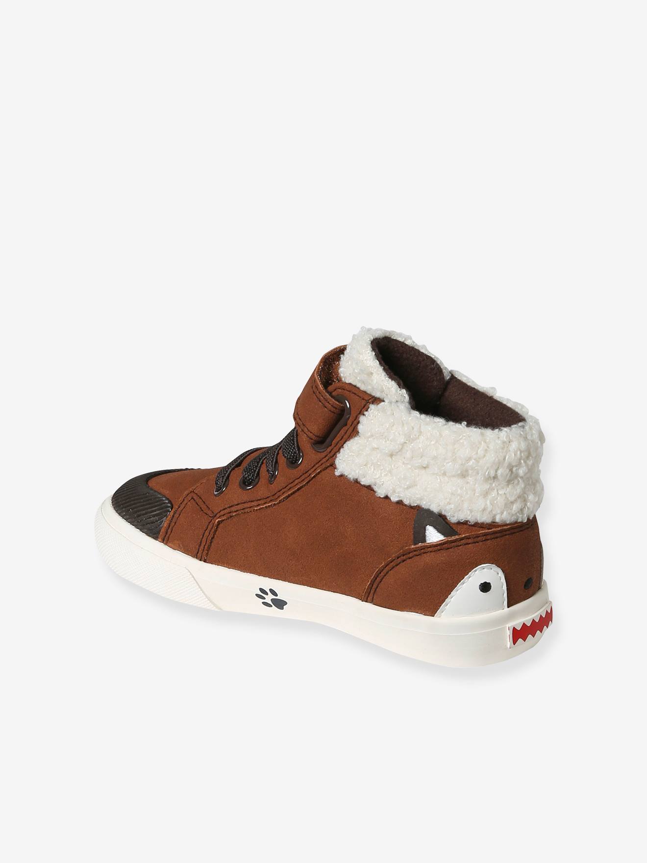 Thumbnail - Warme Kinder High-Sneakers
