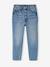 Mädchen Mom-Fit-Jeans, WATERLESS Hüftweite REGULAR - blue stone+double stone+jeansblau - 3