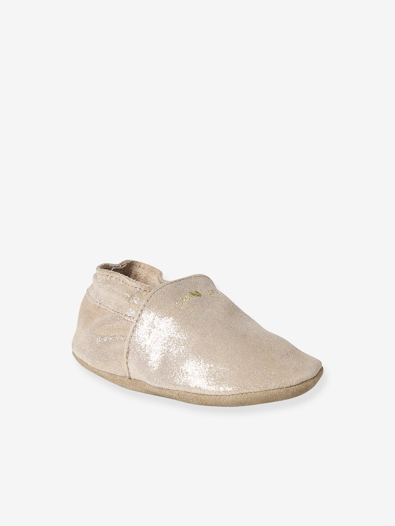 Baby Leder-Krabbelschuhe
