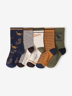 5er-Pack Jungen Socken mit Dinos Oeko-Tex  [numero-image]