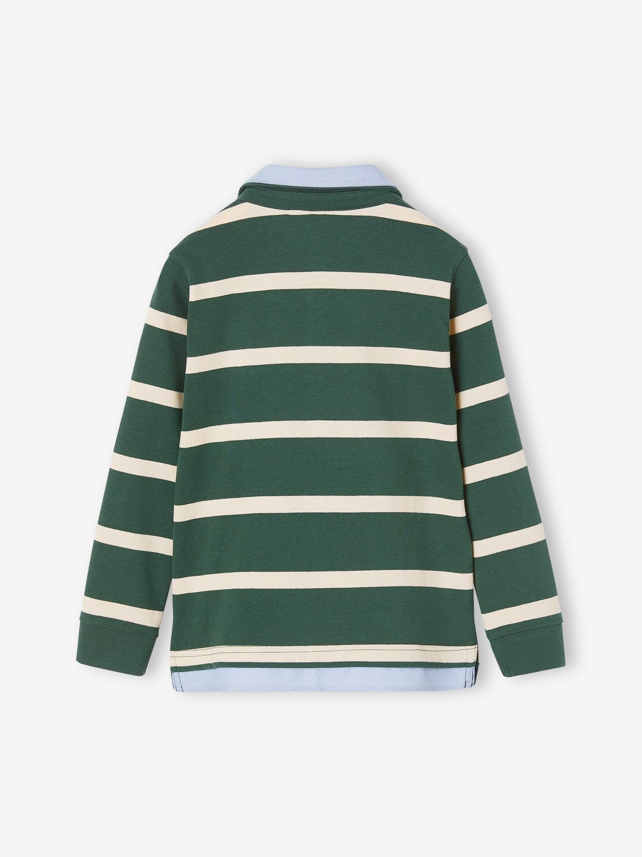 Thumbnail - Jungen Poloshirt mit Lageneffekt englisch