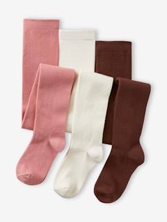 Maedchenkleidung-Unterwäsche, Socken, Strumpfhosen-3er-Pack Mädchen Strumpfhosen BASIC Oeko-Tex