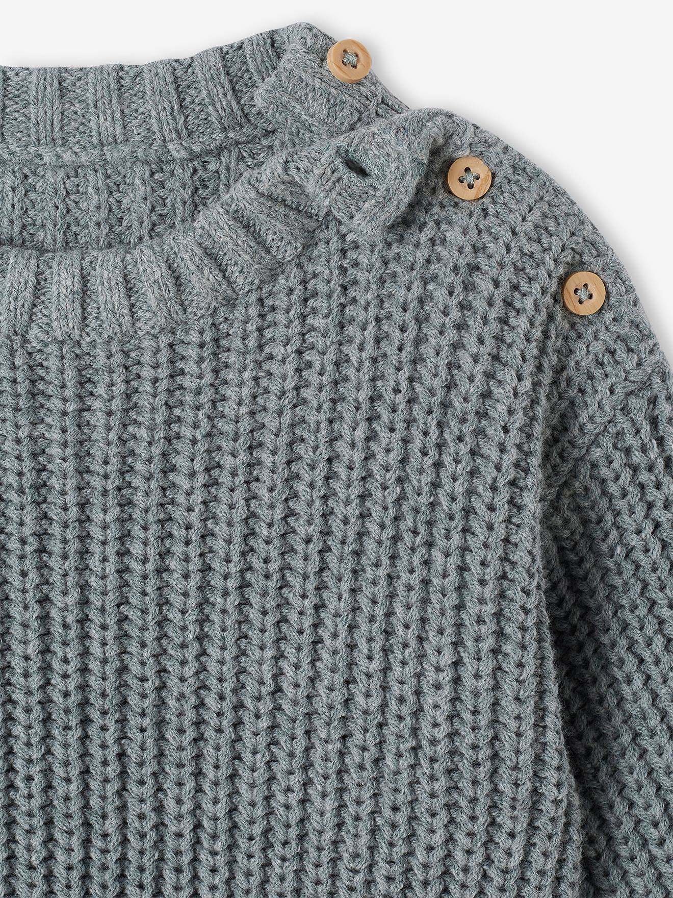 Thumbnail - Baby Strickpullover salbei