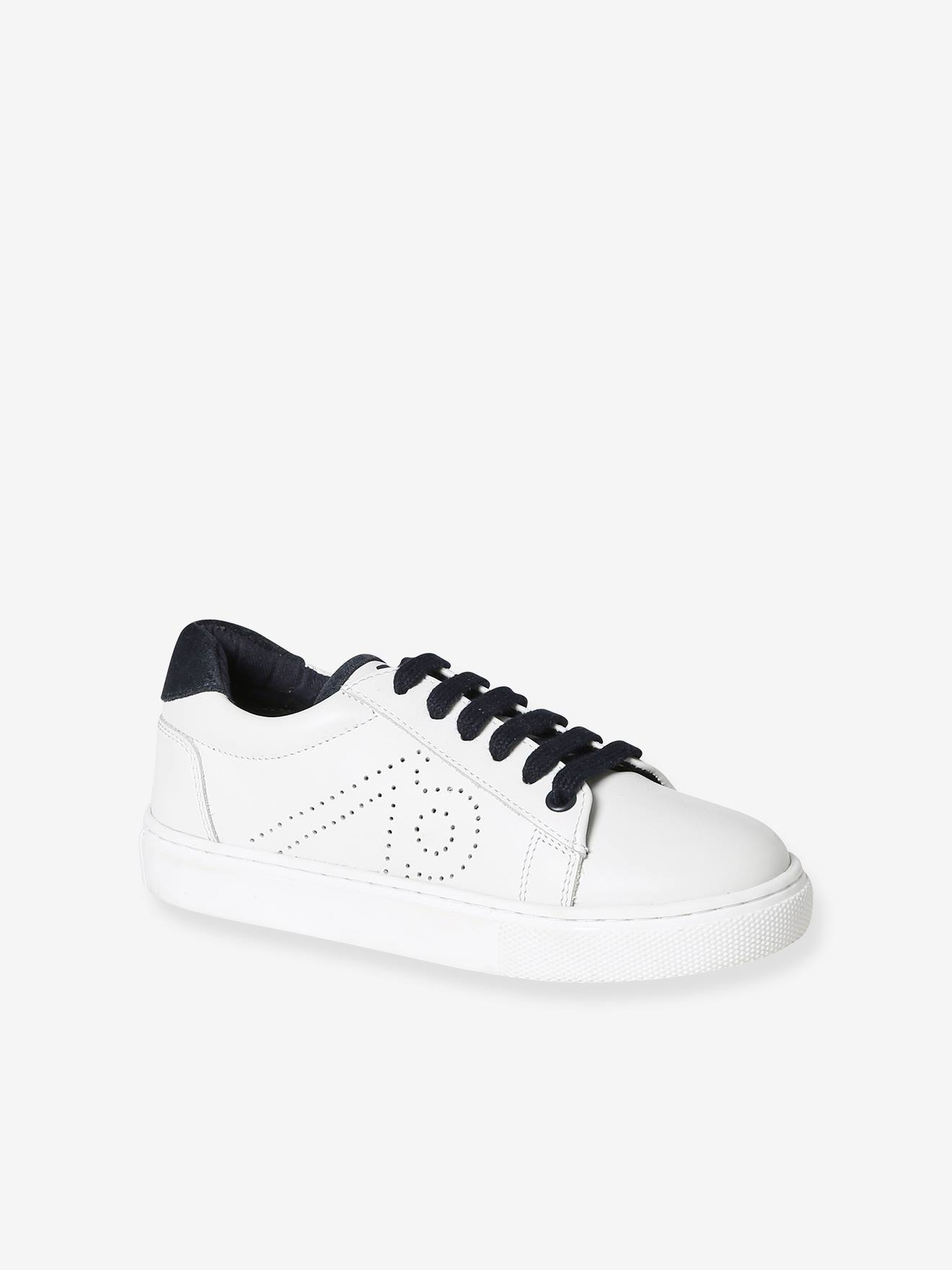 Thumbnail - Kinder Leder-Sneakers mit Lochmuster