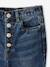 Mädchen Mom-Fit-Jeans, WATERLESS Hüftweite REGULAR - blue stone+double stone+jeansblau - 19
