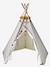 Kinderzimmer-Tipi, wendbar - weiß bedruckt - 13