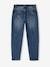 Mädchen Mom-Fit-Jeans, WATERLESS Hüftweite REGULAR - blue stone+double stone+jeansblau - 18