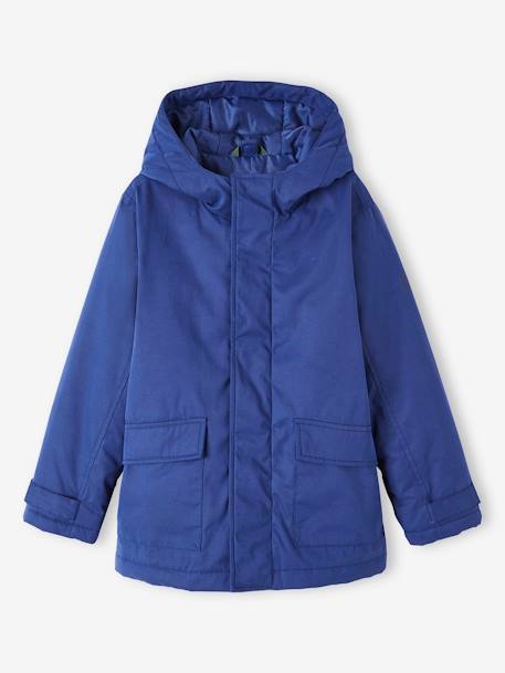 Jungen 3-in-1-Jacke mit Recycling-Polyester braun+dunkelblau/braun+elektrisch blau+graublau+khaki 23