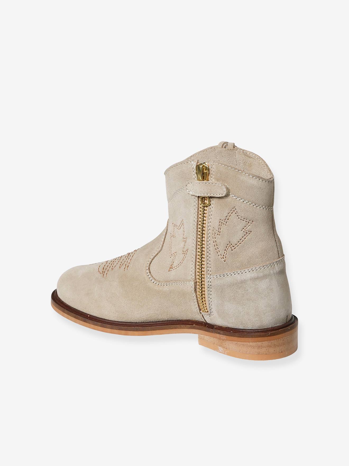 Thumbnail - Mädchen Cowboy-Boots mit Reißverschluss