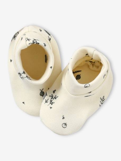 Jungen Baby-Set: Mütze, Handschuhe & Schühchen Oeko-Tex - wollweiß - 4