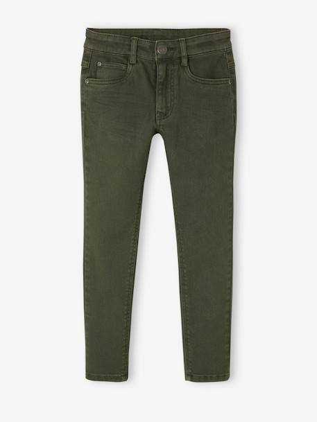 Jungen Slim-Fit-Hose, Hüftweite SLIM - beige+blau+graugrün+hellblau+khaki+schokolade - 22