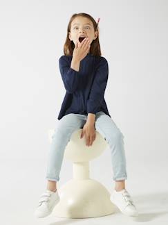 Maedchenkleidung-Jeans-Mädchen Jeggings BASIC, Bundweite verstellbar