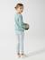 Mädchen Sweatshirt BASIC - blau-les copines+pflaume+pudrig rosa+rosa+schokolade+smaragdgrün+violett - 32