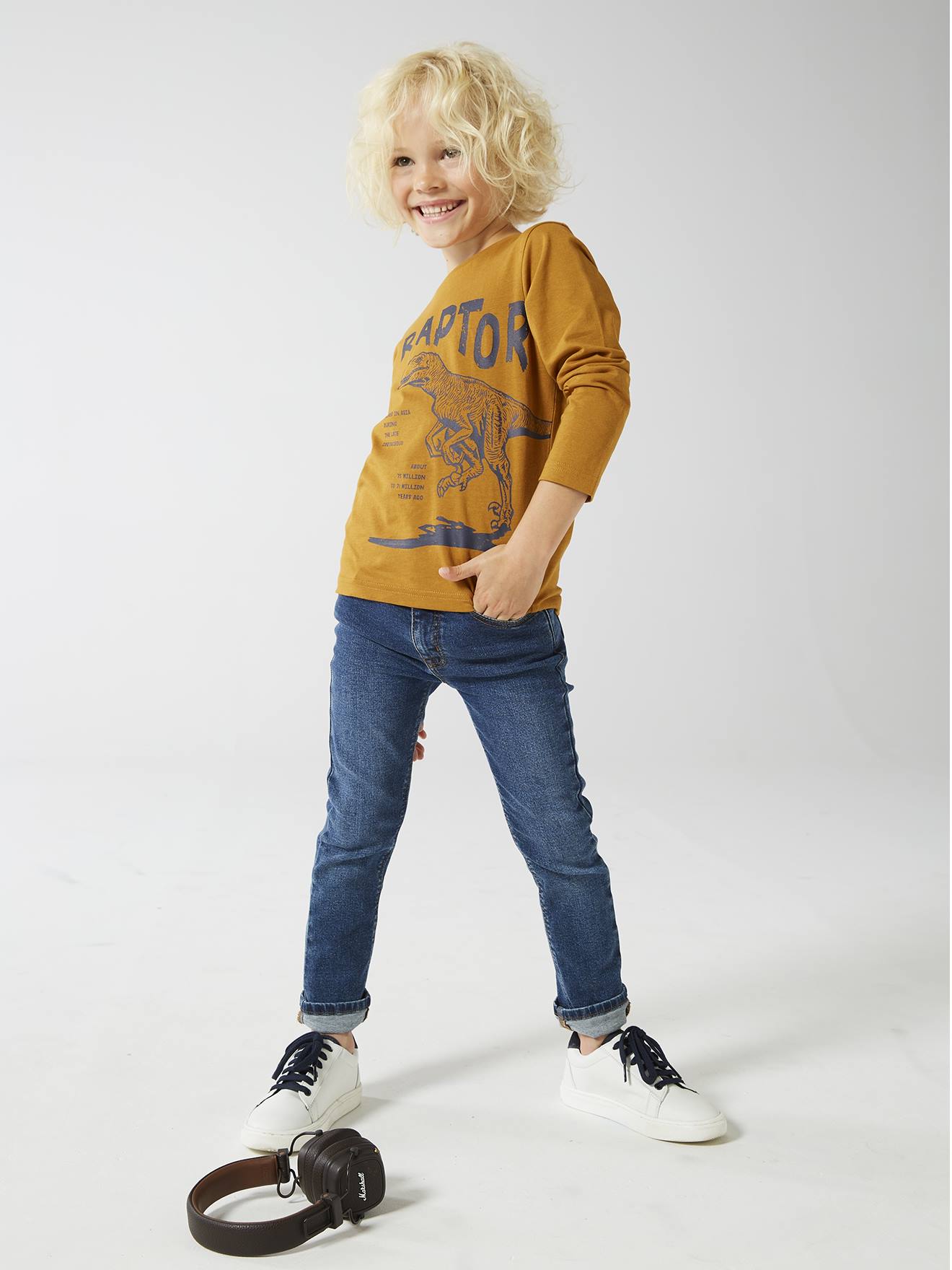 Thumbnail - Jungen Slim-Fit-Jeans BASIC