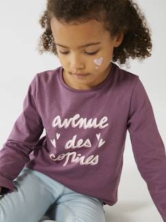 Maedchenkleidung-Shirts & Rollkragenpullover-Mädchen Shirt mit Messageprint BASIC Oeko-Tex