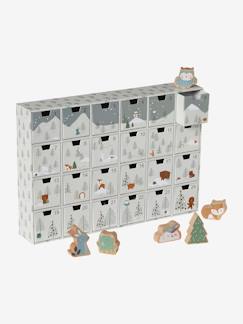 Dekoration & Bettwäsche-Kinder Adventskalender mit Spielzeug aus Holz FSC®