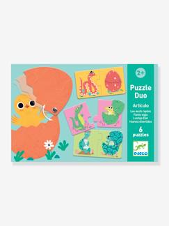 Spielzeug-6er-Set Baby Puzzles Duo Articolo DJECO, Tierbabys