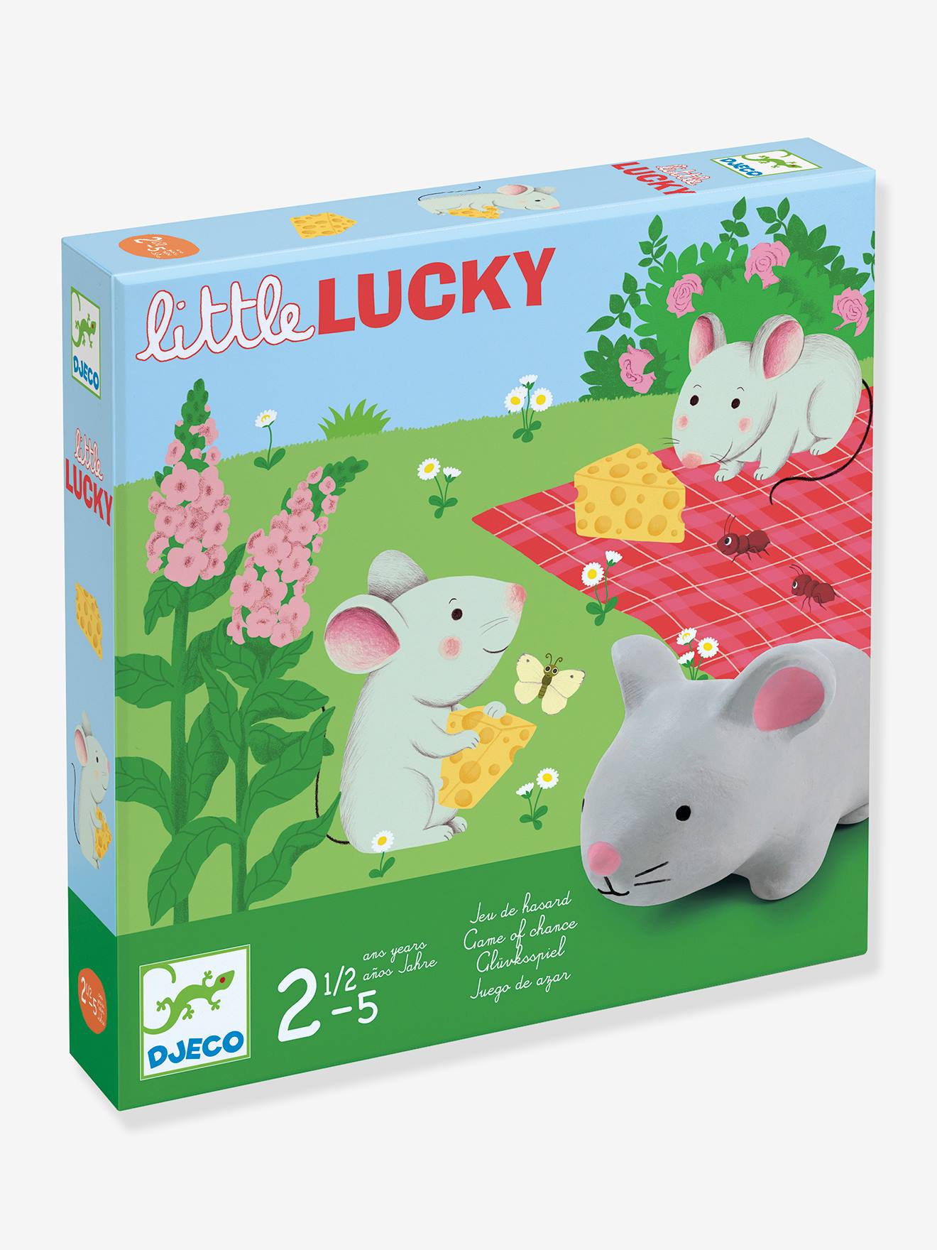 Kinder Mäusespiel LITTLE LUCKY DJECO