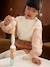 Mädchen Pullover mit Volantkragen, Capsule Collection MAMA, TOCHTER & BABY Oeko-Tex - bonbon rosa+pulver beige - 6
