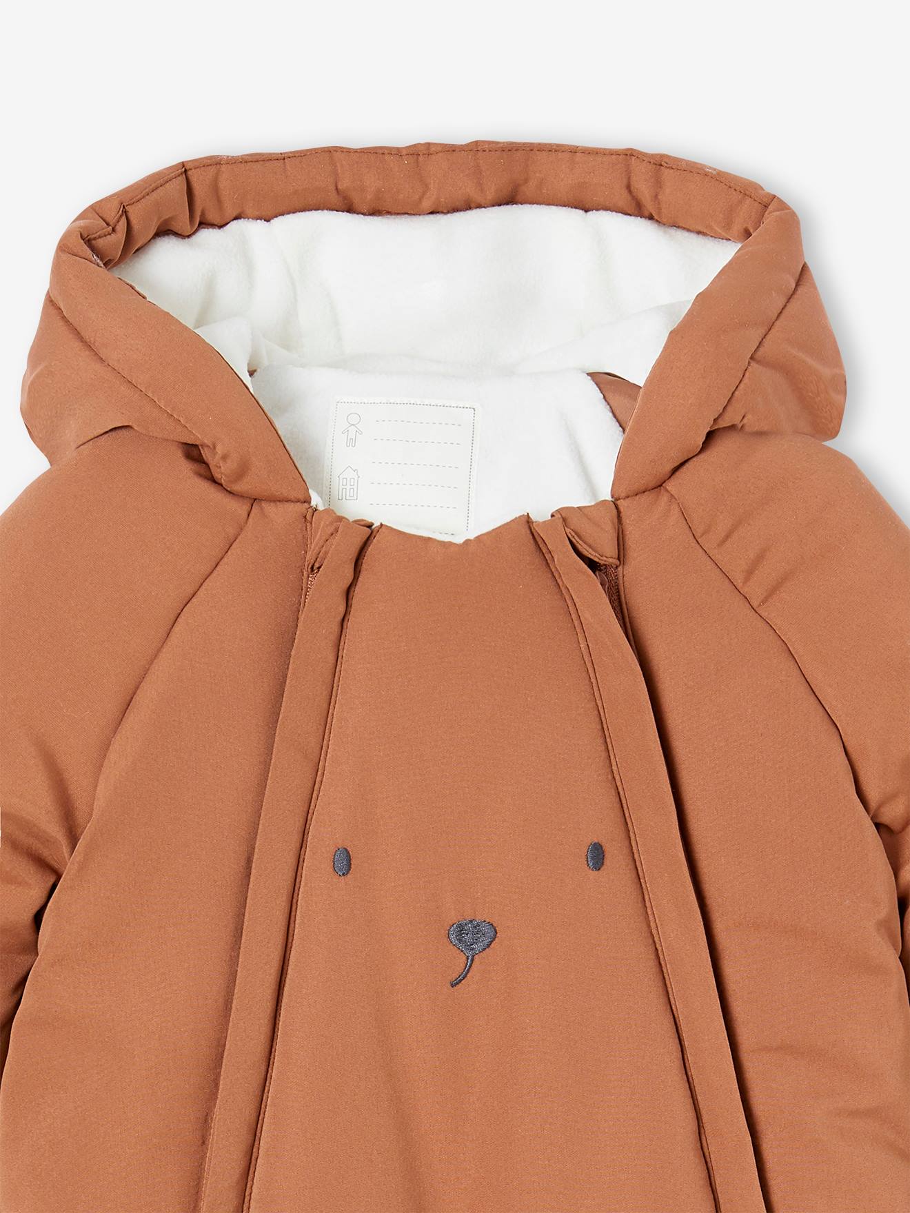 Thumbnail - Baby Winter-Overall mit Fleecefutter