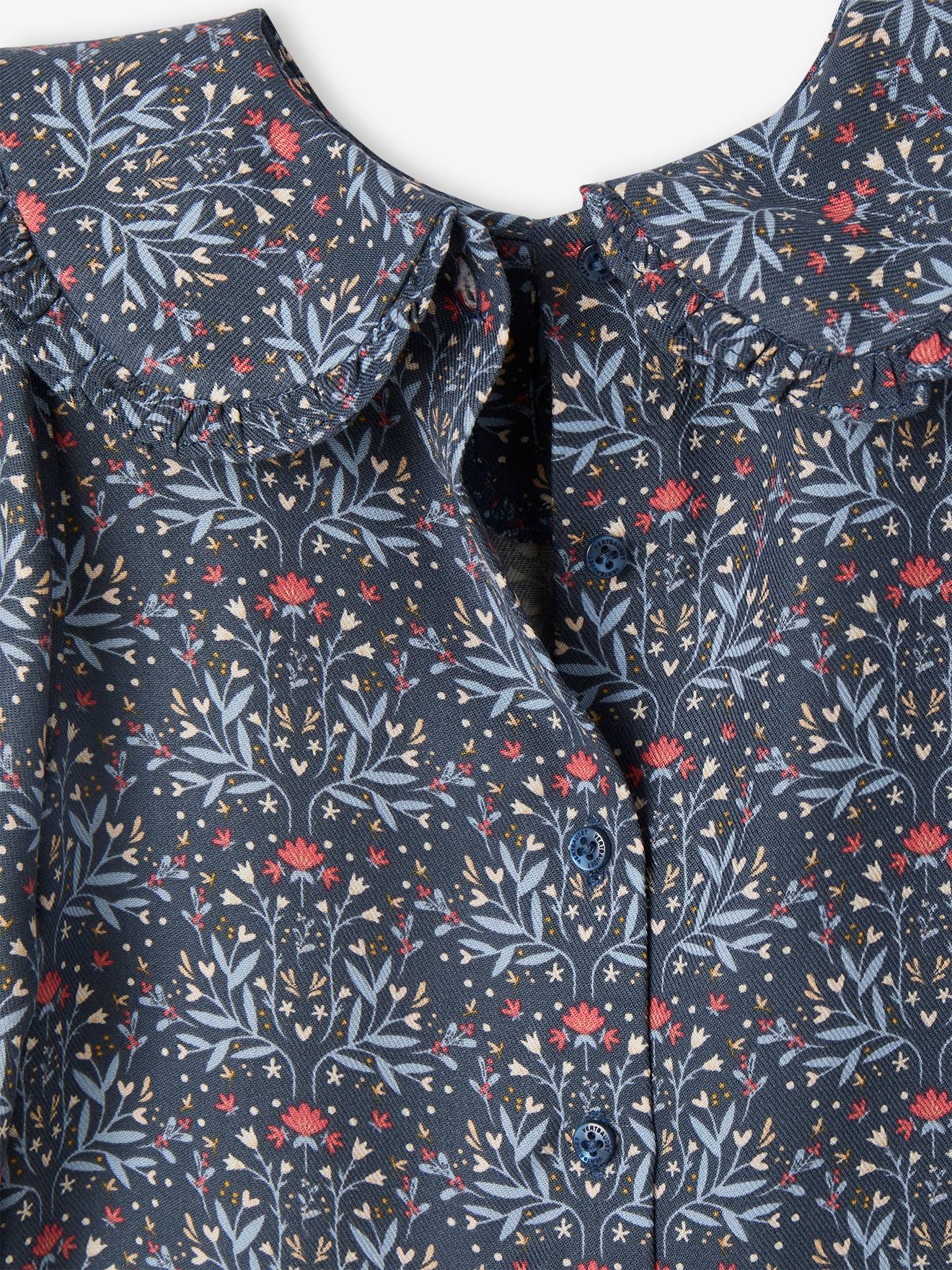 Thumbnail - Mädchen Baby Bluse mit Bubikragen