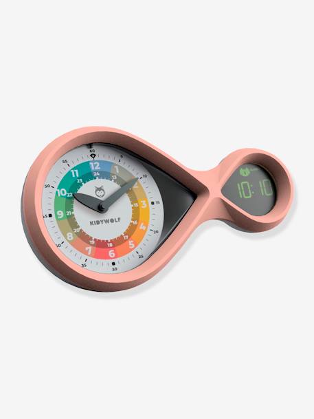Kinder Lernwecker KIDYALARM KIDYWOLF grün+rosa 6