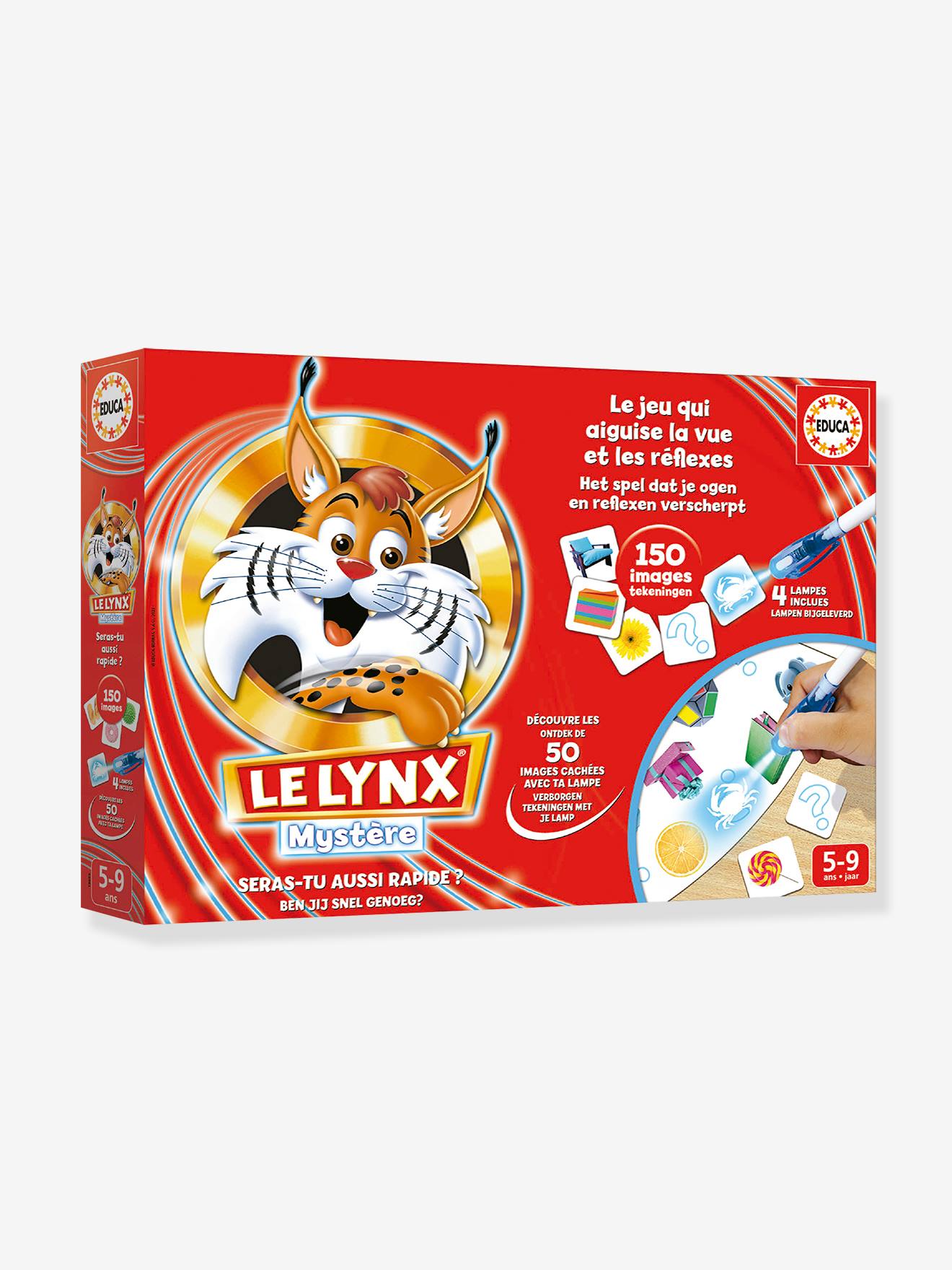 Educa Lince Lernspiel – 70 Bilder, Fördert Reflexe & Sehschärfe, Für Kinder Ab 4 Jahren