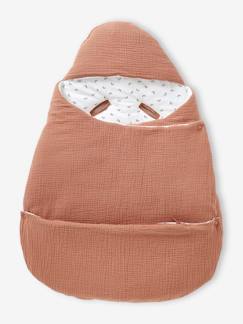 Babymode-2-in-1 Baby Ausfahrsack/Wickelunterlage, Musselin, personalisierbar