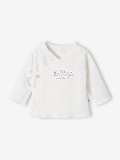 Babymode-Shirts & Rollkragenpullover-Shirts-Baby Wickeljacke, Bio-Baumwolle