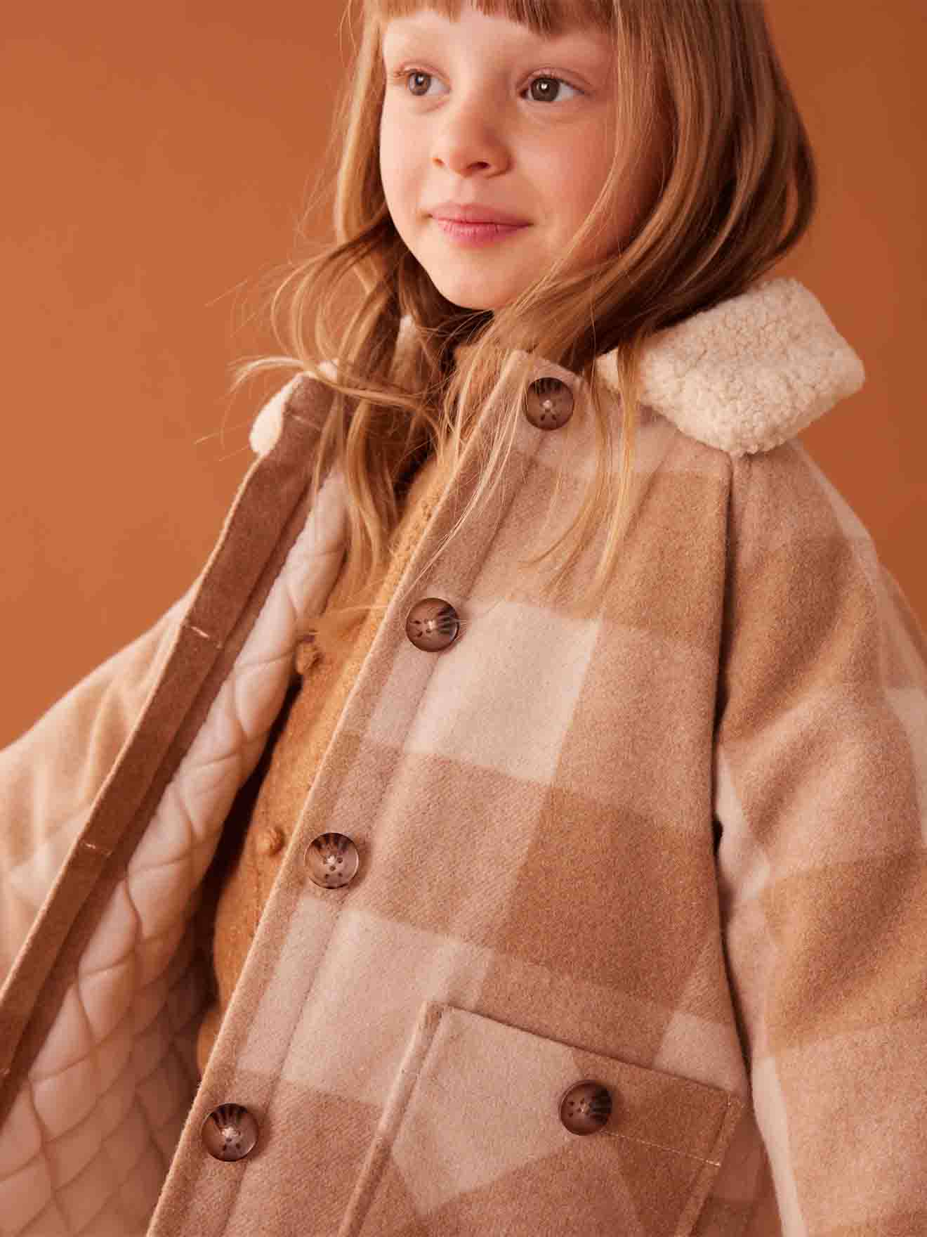 Thumbnail - Karierte Mädchen Jacke