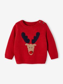 Babymode-Pullover, Strickjacken & Sweatshirts-Baby Weihnachts-Pullover