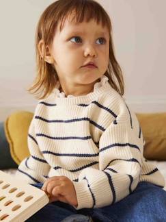 Babymode-Pullover, Strickjacken & Sweatshirts-Baby Pullover mit Volantkragen, Capsule Collection MAMA, TOCHTER & BABY