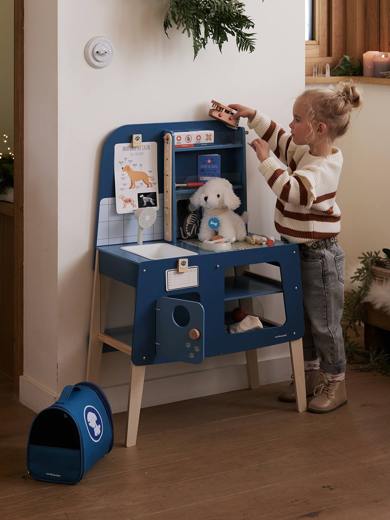 Vertbaudet Kinder Tierarztpraxis Braun Einheitsgröße