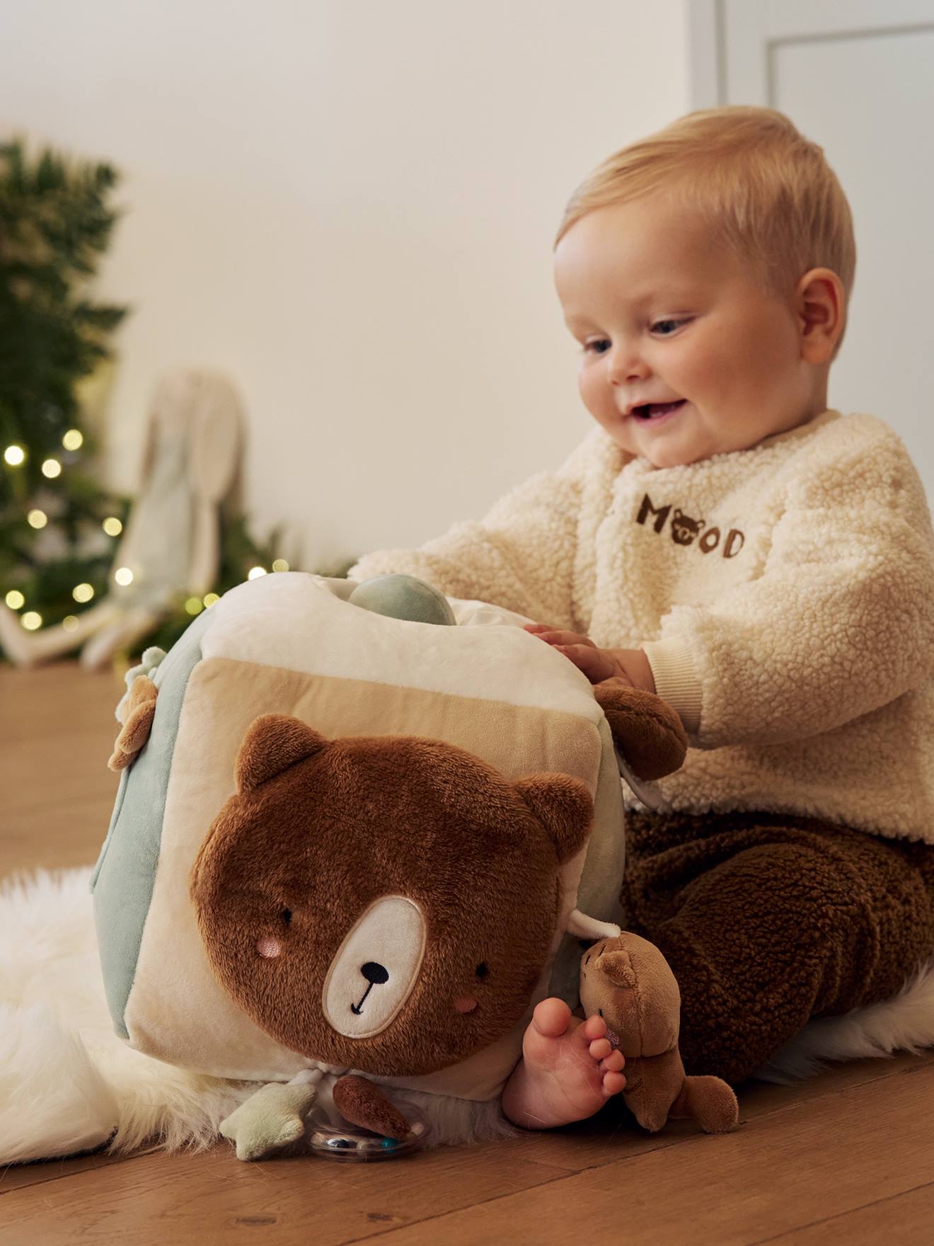 Baby Activity-Stoffwürfel GRÜNER WALD