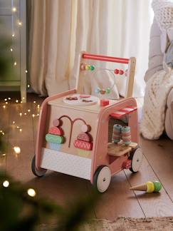 Spielzeug-Baby-Baby Activity-Lauflernwagen KLEINE PATISSERIE, Holz FSC®